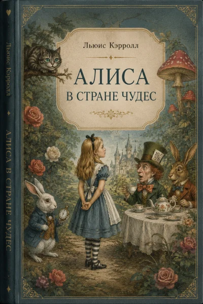 Обложка книги «Алиса в Стране чудес»