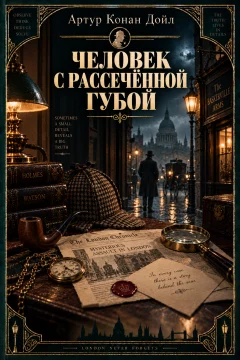 Обложка книги «Человек с рассеченной губой»