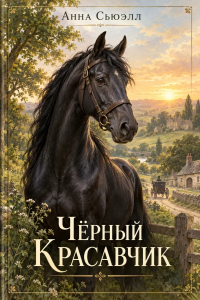 Обложка книги «Чёрный Красавчик»