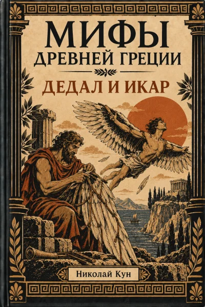 Обложка книги «Дедал и Икар. Мифы древней Греции»