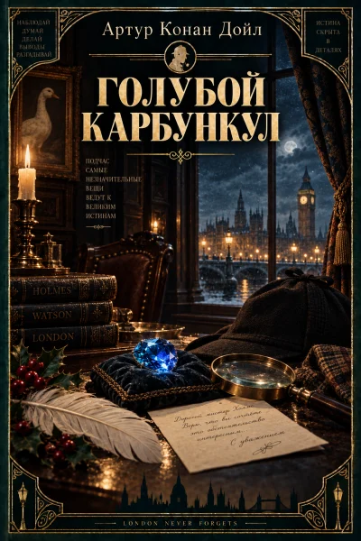 Обложка книги «Голубой карбункул»