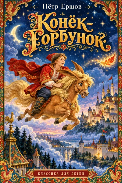 Обложка книги «Конек-горбунок»