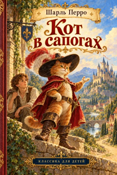 Обложка книги «Кот в сапогах»
