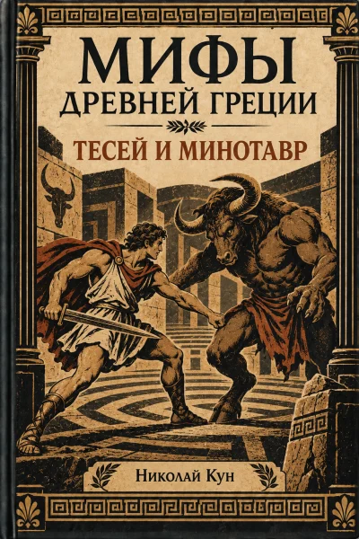 Обложка книги «Тесей и Минотавр. Мифы Древней Греции»