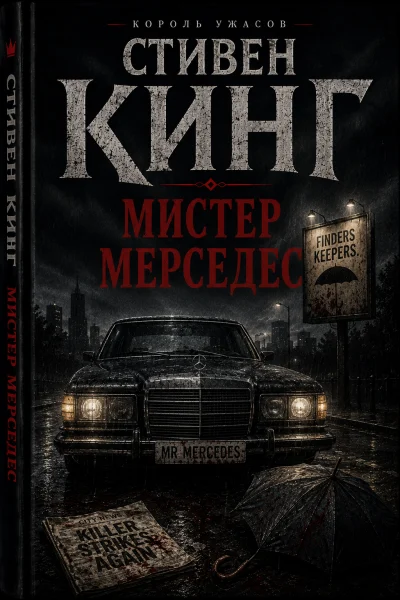 Обложка книги «Мистер Мерседес»