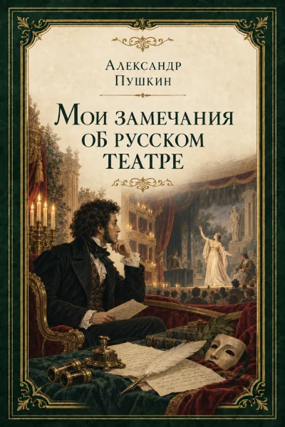 Обложка книги «Мои замечания об русском театре»