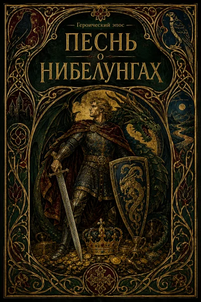 Обложка книги «Песнь о Нибелунгах»