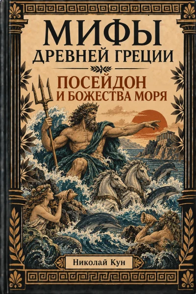 Обложка книги «Посейдон и божества моря. Мифы Древней Греции»