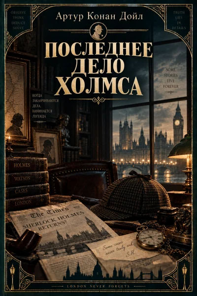 Обложка книги «Последнее дело Холмса»
