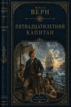 Обложка книги «Пятнадцатилетний капитан»