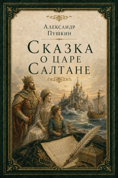Обложка книги «Сказка о царе Салтане»
