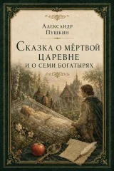 Обложка книги «Сказка о мёртвой царевне и о семи богатырях»