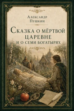 Обложка книги «Сказка о мёртвой царевне и о семи богатырях»