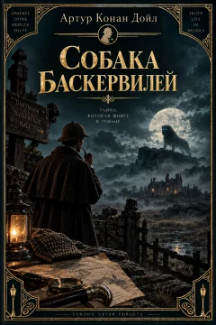 Обложка книги «Собака Баскервилей»