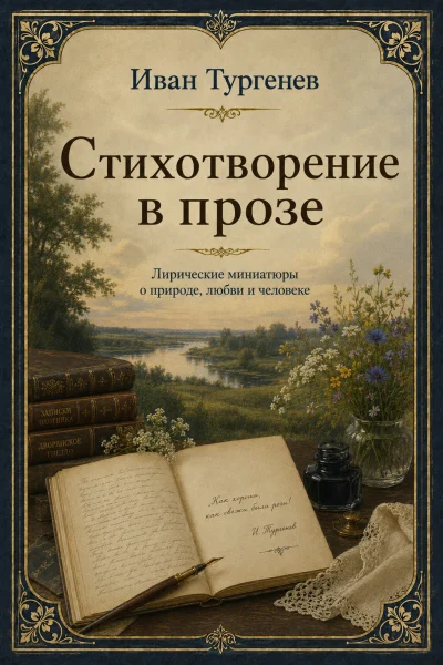 Обложка книги «Стихотворения в прозе»