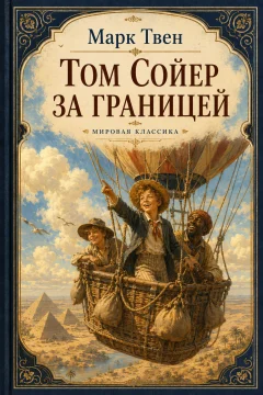 Обложка книги «Том Сойер за границей»