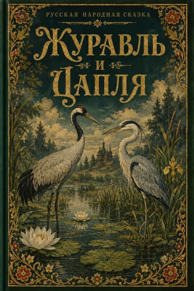 Обложка книги «Журавль и цапля»