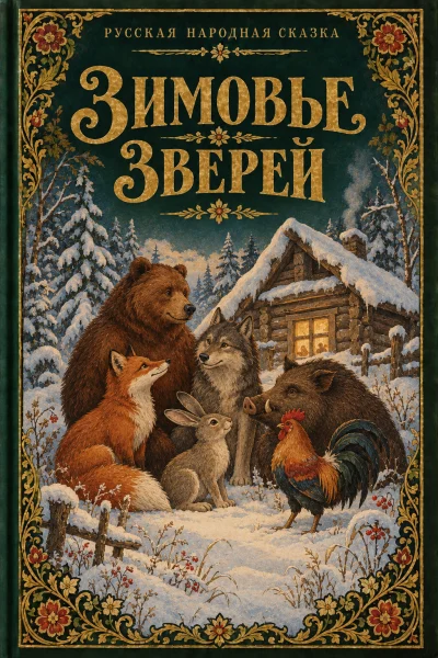 Обложка книги «Зимовье зверей»